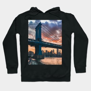 Manhattan Bridge, Brooklyn, New York City Hoodie